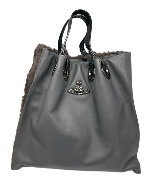 Vivienne Westwood（ヴィヴィアンウエストウッド）Vivienne Westwood (ヴィヴィアンウエストウッド) 2WAYバッグ オーブ グレー グレーの古着・服飾アイテム