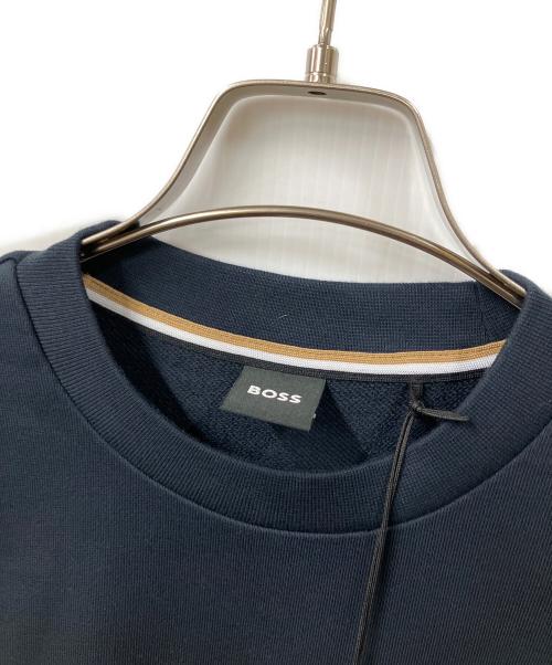 HUGO BOSS（ヒューゴ ボス）HUGO BOSS (ヒューゴ ボス) BOSS x NFL regular-fit sweatshirt with special branding ブラック サイズ:S 未使用品の古着・服飾アイテム