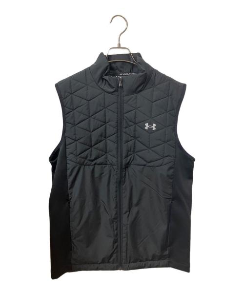 UNDER ARMOUR（アンダーアーマー）UNDER ARMOUR (アンダーアーマー) ゴルフウェア(トップス)　ブラック ブラック サイズ:L 未使用品の古着・服飾アイテム