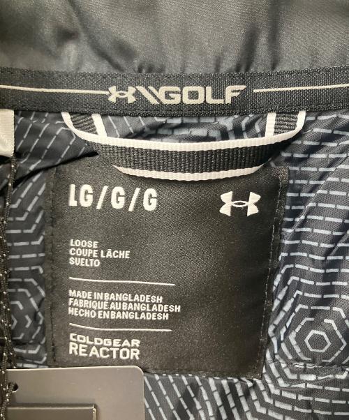 UNDER ARMOUR（アンダーアーマー）UNDER ARMOUR (アンダーアーマー) ゴルフウェア(トップス)　ブラック ブラック サイズ:L 未使用品の古着・服飾アイテム