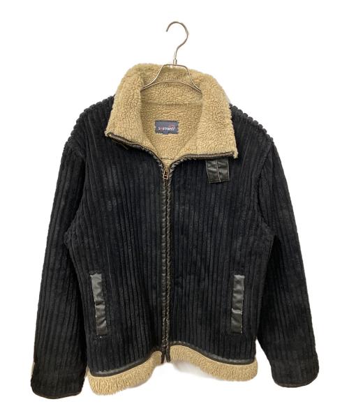 SANTORYO（サントリオ）SANTORYO (サントリオ) フリースジャケット ブラック ブラック サイズ:XLの古着・服飾アイテム