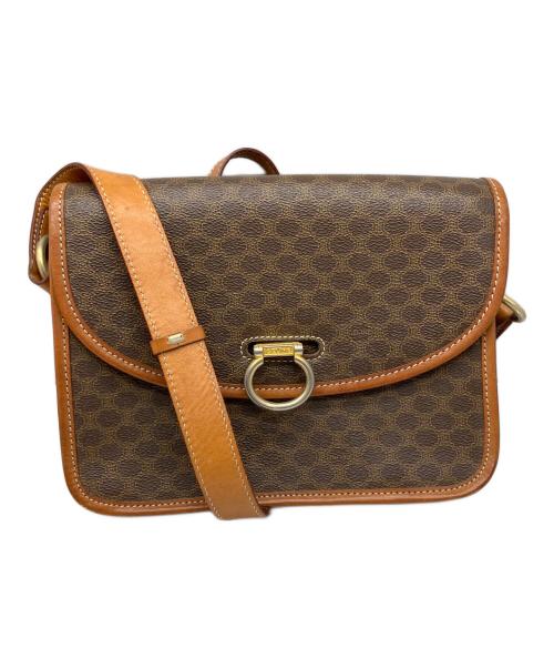 CELINE（セリーヌ）CELINE (セリーヌ) ショルダーバッグ　マカダム ブラウンの古着・服飾アイテム
