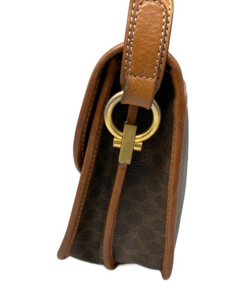 CELINE（セリーヌ）CELINE (セリーヌ) ショルダーバッグ　マカダム ブラウンの古着・服飾アイテム