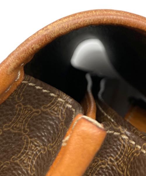 CELINE（セリーヌ）CELINE (セリーヌ) ショルダーバッグ　マカダム ブラウンの古着・服飾アイテム