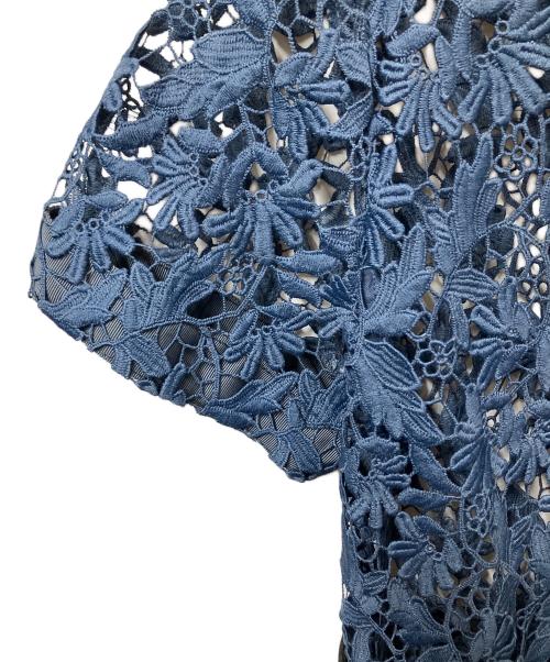 REKISAMI（レキサミ）REKISAMI (レキサミ) 半袖ワンピース　ブルー×ブラック ブルー×ブラック サイズ:2の古着・服飾アイテム