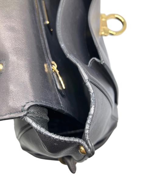 Salvatore Ferragamo（サルヴァトーレ フェラガモ）Salvatore Ferragamo (サルヴァトーレ フェラガモ) ガンチーニ　ソフィア ブラックの古着・服飾アイテム