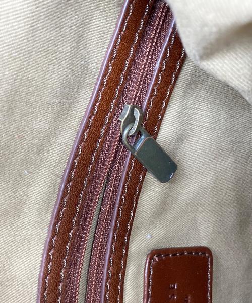 MOTHERHOUSE（マザーハウス）MOTHERHOUSE (マザーハウス) ブライト V トート ブラウンの古着・服飾アイテム