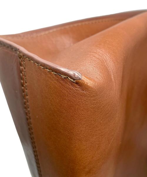 MOTHERHOUSE（マザーハウス）MOTHERHOUSE (マザーハウス) ブライト V トート ブラウンの古着・服飾アイテム