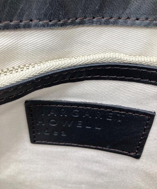 MARGARET HOWELL idea（マーガレット ハウエル アイディア）MARGARET HOWELL idea (マーガレット ハウエル アイディア) レザートートバッグ ブラック ブラックの古着・服飾アイテム