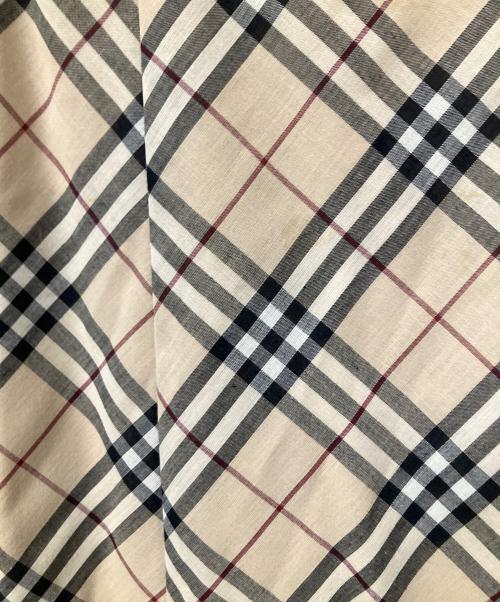 BURBERRY BLUE LABEL（バーバリー ブルー レーベル）BURBERRY BLUE LABEL (バーバリーロンドンブルーレーベル) ノースリーブ・キャミソールワンピース　ノバチェック ベージュ サイズ:38の古着・服飾アイテム