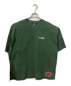 FUBUフブ）の古着「ロゴTシャツ」｜グリーン