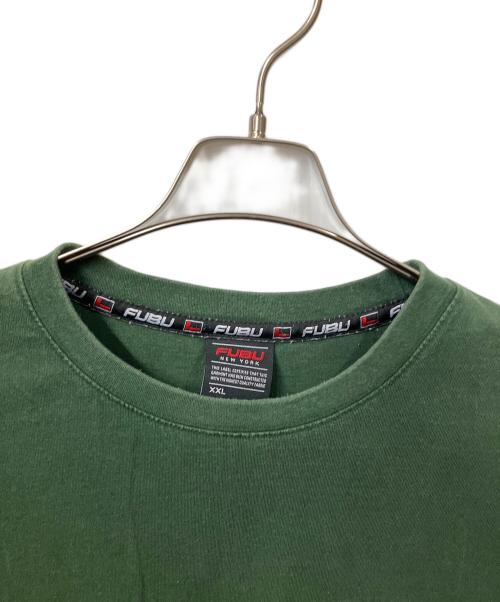 FUBU（フブ）FUBU (フブ) ロゴTシャツ グリーン サイズ:XXLの古着・服飾アイテム