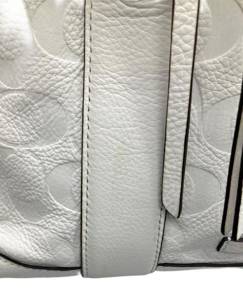 COACH（コーチ）COACH (コーチ) 2WAYバッグ ホワイト ホワイトの古着・服飾アイテム