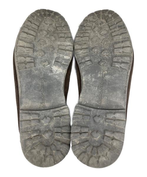 Salvatore Ferragamo（サルヴァトーレ フェラガモ）Salvatore Ferragamo (サルヴァトーレ フェラガモ) ガンチーニローファー ブラウン サイズ:26.5の古着・服飾アイテム