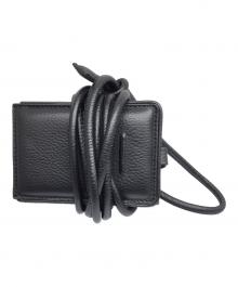 objcts.io（オブジェクツアイオー）の古着「レザーウォレットバッグ ブラック」｜ブラック