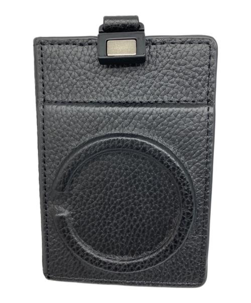 objcts.io（オブジェクツアイオー）objcts.io (オブジェクツアイオー) レザーウォレットバッグ ブラック ブラックの古着・服飾アイテム