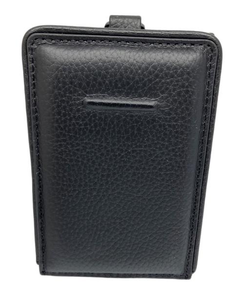 objcts.io（オブジェクツアイオー）objcts.io (オブジェクツアイオー) レザーウォレットバッグ ブラック ブラックの古着・服飾アイテム