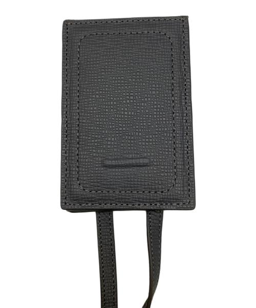 objcts.io（オブジェクツアイオー）objcts.io (オブジェクツアイオー) レザーウォレットバッグ グレー グレーの古着・服飾アイテム