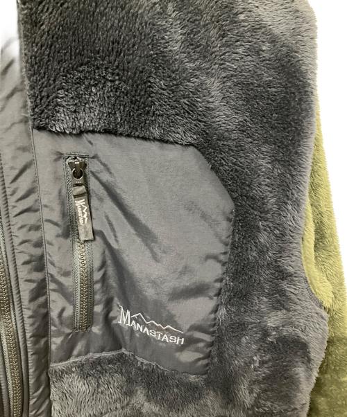 Manastash（マナスタッシュ）Manastash (マナスタッシュ) BIGFOOT JACKET '24/ビッグフットジャケット オリーブ×ネイビー サイズ:XLの古着・服飾アイテム