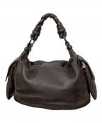 BOTTEGA VENETAボッテガベネタ）の古着「ワンショルダーバッグ ブラウン」｜ブラウン