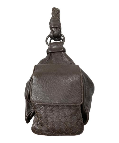 BOTTEGA VENETA（ボッテガベネタ）BOTTEGA VENETA (ボッテガベネタ) ワンショルダーバッグ ブラウン ブラウンの古着・服飾アイテム