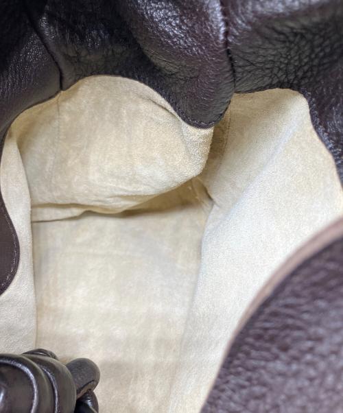 BOTTEGA VENETA（ボッテガベネタ）BOTTEGA VENETA (ボッテガベネタ) ワンショルダーバッグ ブラウン ブラウンの古着・服飾アイテム