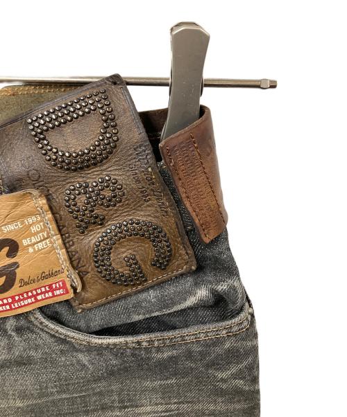 D&G（ディーアンドジー）D&G (ディーアンドジー) デニムパンツ グレー サイズ:41の古着・服飾アイテム