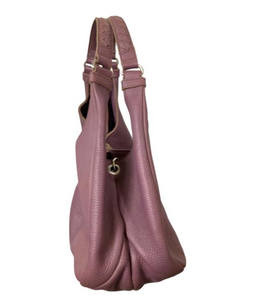 BOTTEGA VENETA（ボッテガベネタ）BOTTEGA VENETA (ボッテガベネタ) ハンドバッグ イントレチャート パープルの古着・服飾アイテム