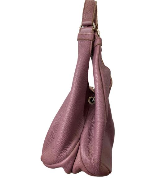 BOTTEGA VENETA（ボッテガベネタ）BOTTEGA VENETA (ボッテガベネタ) ハンドバッグ イントレチャート パープルの古着・服飾アイテム