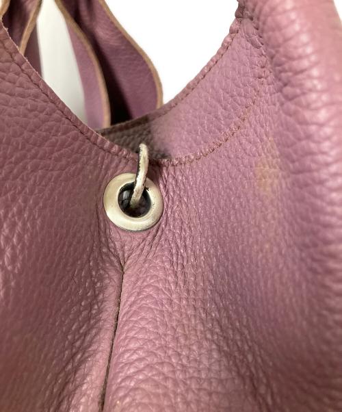 BOTTEGA VENETA（ボッテガベネタ）BOTTEGA VENETA (ボッテガベネタ) ハンドバッグ イントレチャート パープルの古着・服飾アイテム