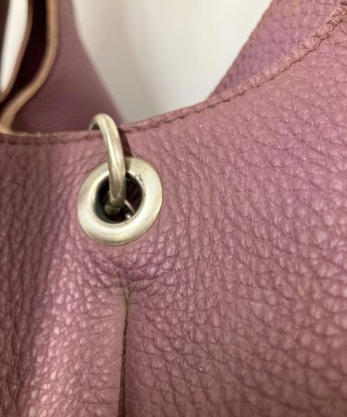 BOTTEGA VENETA（ボッテガベネタ）BOTTEGA VENETA (ボッテガベネタ) ハンドバッグ イントレチャート パープルの古着・服飾アイテム