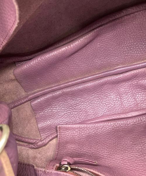 BOTTEGA VENETA（ボッテガベネタ）BOTTEGA VENETA (ボッテガベネタ) ハンドバッグ イントレチャート パープルの古着・服飾アイテム