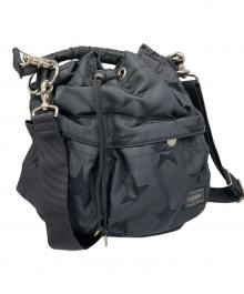 PORTER（ポーター）の古着「FLAG  2WAY TOTE BAG」｜ブラック