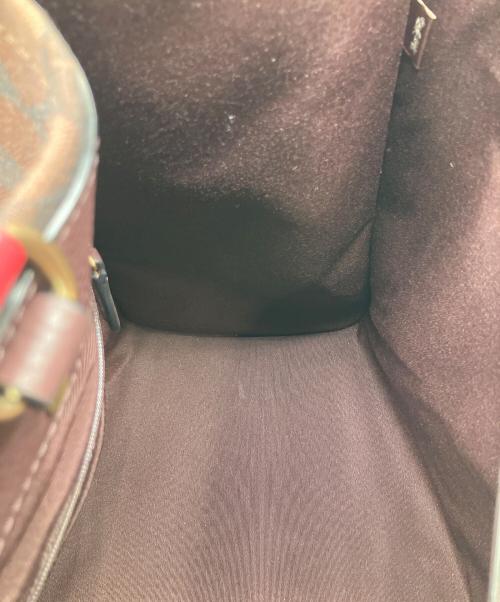 COACH（コーチ）COACH (コーチ) デンプシートートバッグ ブラウン×ピンク ブラウン×ピンクの古着・服飾アイテム