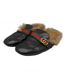 GUCCI（グッチ）の古着「ファースリッポン ブラック」｜ブラック