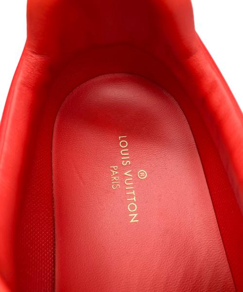 LOUIS VUITTON（ルイ ヴィトン）LOUIS VUITTON (ルイ ヴィトン) ルクセンブルクラインスニーカー レッド サイズ:26.5の古着・服飾アイテム