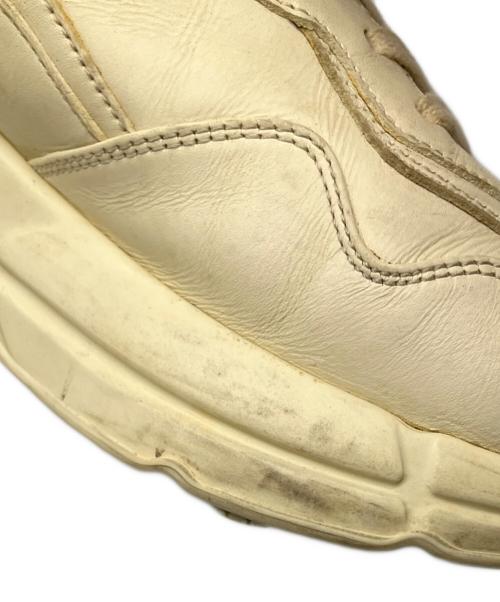 GUCCI（グッチ）GUCCI (グッチ) グッチ ロゴ レザー スニーカー ホワイト サイズ:26.5の古着・服飾アイテム