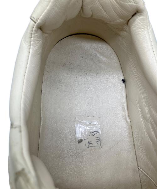 GUCCI（グッチ）GUCCI (グッチ) グッチ ロゴ レザー スニーカー ホワイト サイズ:26.5の古着・服飾アイテム