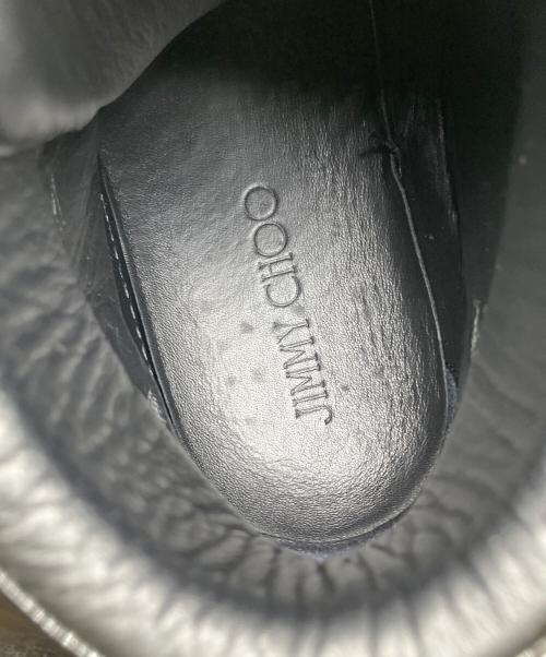 JIMMY CHOO（ジミーチュウ）JIMMY CHOO (ジミーチュウ) ハイカットスニーカー　ブラック ブラック サイズ:25.5の古着・服飾アイテム