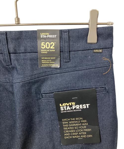 LEVI'S（リーバイス）LEVI'S (リーバイス) 502MODEL DENIM チノパン ネイビー サイズ:W29 未使用品の古着・服飾アイテム