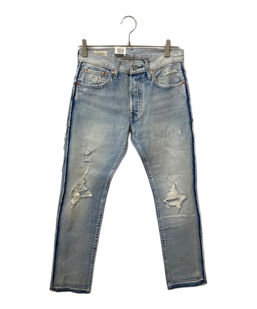 LEVI'S PReMIUM（リーバイス プレミアム）LEVI'S PReMIUM (リーバイス プレミアム) 501ダメージ加工デニムパンツ ネイビー サイズ:W28 未使用品の古着・服飾アイテム