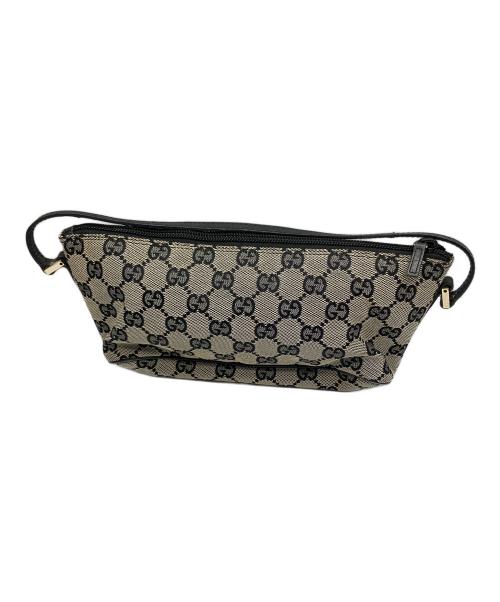 GUCCI（グッチ）GUCCI (グッチ) バニティポーチ ベージュの古着・服飾アイテム