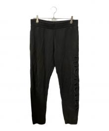 MONCLER（モンクレール）の古着「刺繍スウェットパンツ」｜ブラック