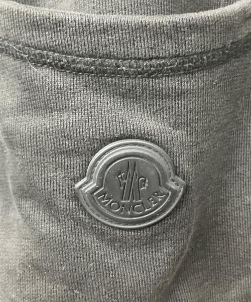 MONCLER（モンクレール）MONCLER (モンクレール) 刺繍スウェットパンツ ブラック サイズ:Mの古着・服飾アイテム
