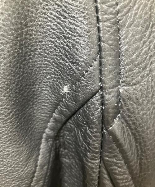 不明（不明）不明 (フメイ) レザーコート ブラック ブラック サイズ:Freeの古着・服飾アイテム