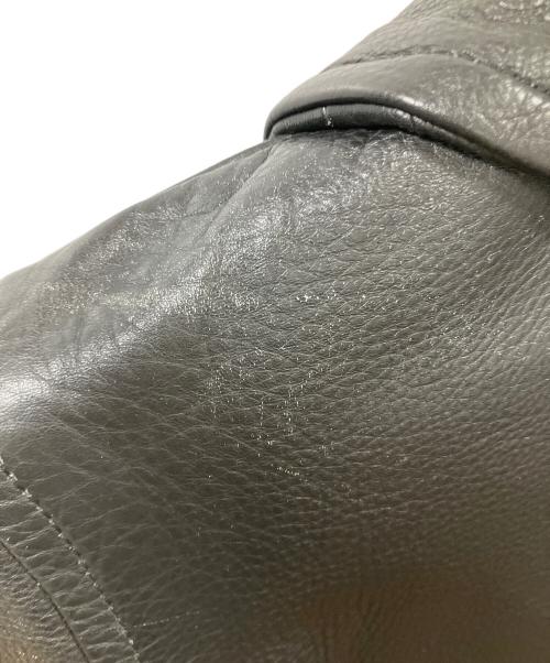 不明（不明）不明 (フメイ) レザーコート ブラック ブラック サイズ:Freeの古着・服飾アイテム