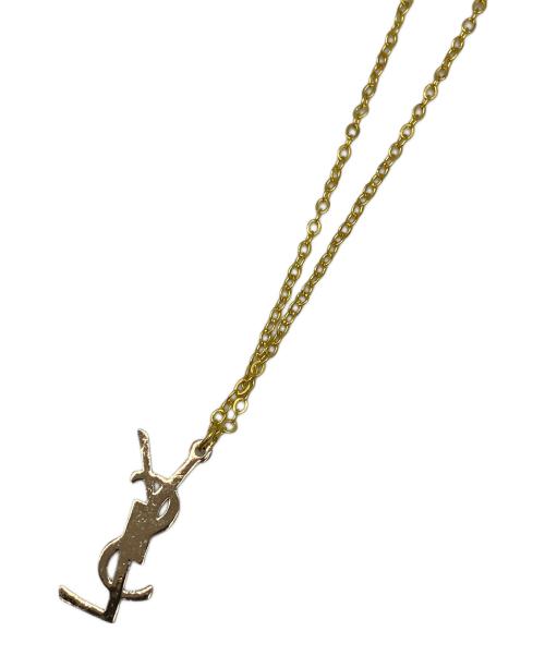Yves Saint Laurent（イヴサンローラン）Yves Saint Laurent (イヴサンローラン) ロゴチェーンネックレスの古着・服飾アイテム