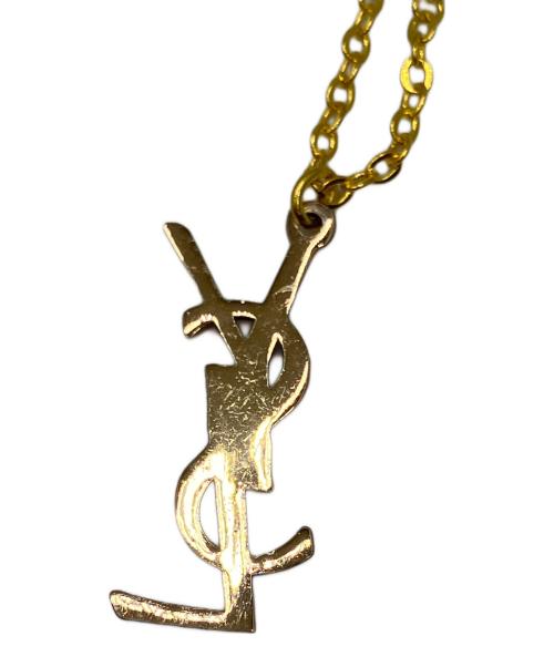 Yves Saint Laurent（イヴサンローラン）Yves Saint Laurent (イヴサンローラン) ロゴチェーンネックレスの古着・服飾アイテム