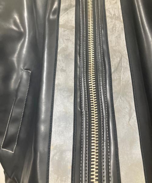 SOUTHPOLE（サウスポール）SOUTHPOLE (サウスポール) フェイクレザージャケット ブラック サイズ:ＸＬの古着・服飾アイテム