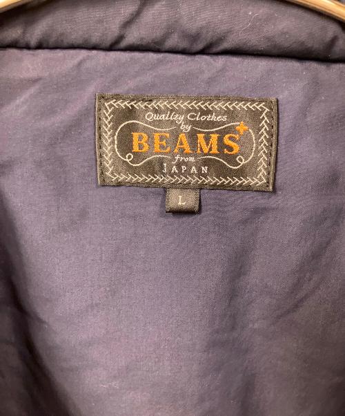 BEAMS（ビームス）BEAMS (ビームス) PRIMALOFT (プリマロフト) コーデュラナイロンミリタリーパフベスト グリーン サイズ:Lの古着・服飾アイテム